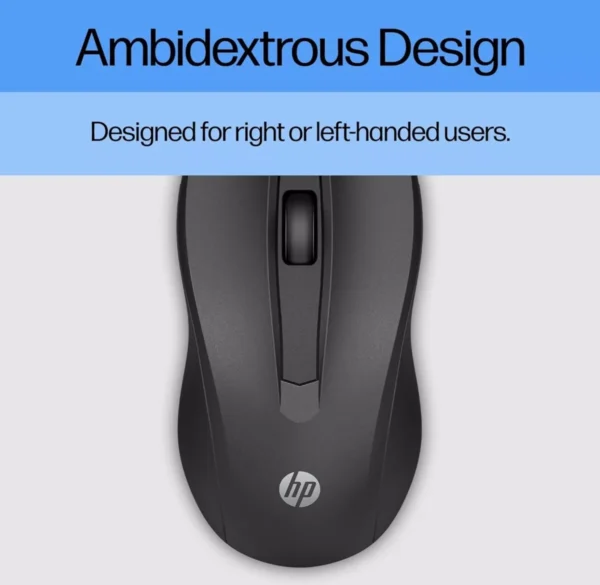 HP 150 Wired Mouse- Elegant Ergonomic Design, 1600 DPI Optical Tracking,  USB Plug & Play - Image 2