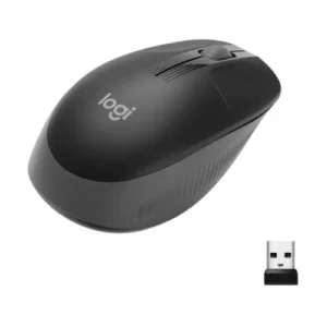 Logitech M190 Full-Size Wireless Mouse Charcoal.