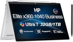 HP EliteBook x360 1040 G5 PC 8th Gen Intel®️ Core™️ i5-8650U 1.9 GHz up to 4.2 GHz 8 GB DDR4 RAM 512 GB PCIe®️ NVMe™️ SSD | 14″ FHD Display | Intel®️ UHD Graphics 620 BACKLIT KEYBOARD | TOUCHSCREEN | WINDOWS 11 Pro